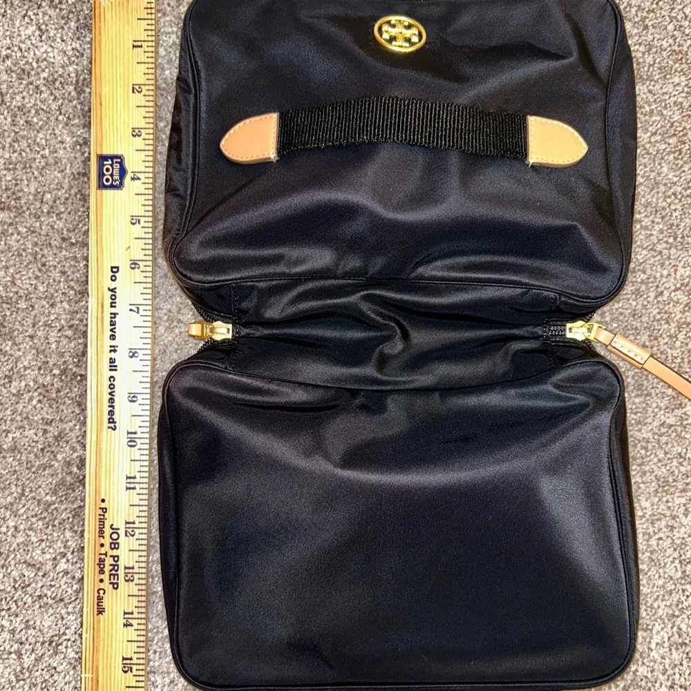 Tory Burch Black Cosmetic Travel Bag - Picture 5 of 5